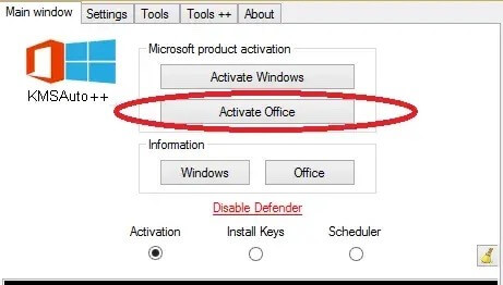 KMS Tools Ativador Office 2019